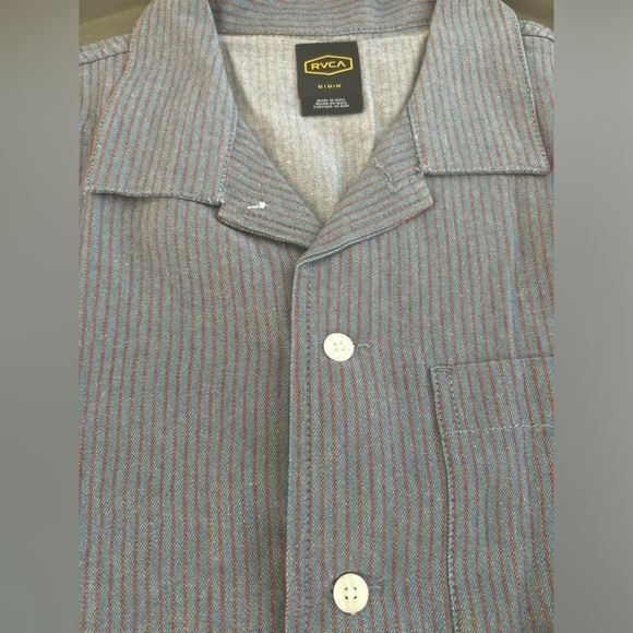 RVCA NWT DAYSHIFT STRIPE II L/S SHIRT Size M - Picture 9 of 12